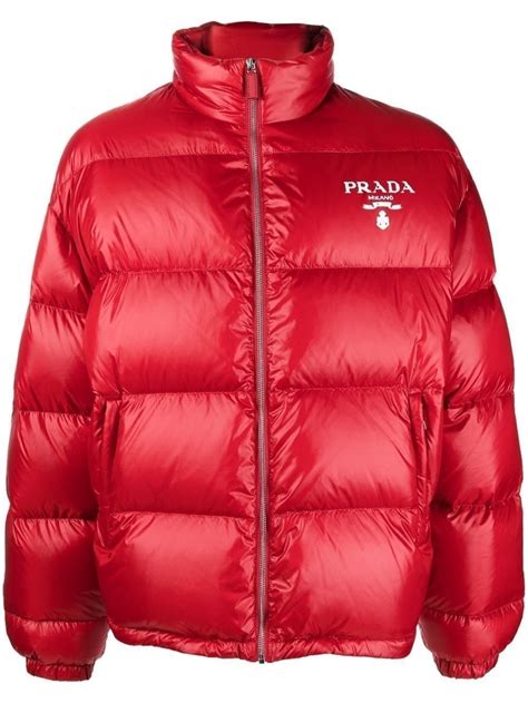 prada bubble coat|prada rossa puffer jacket.